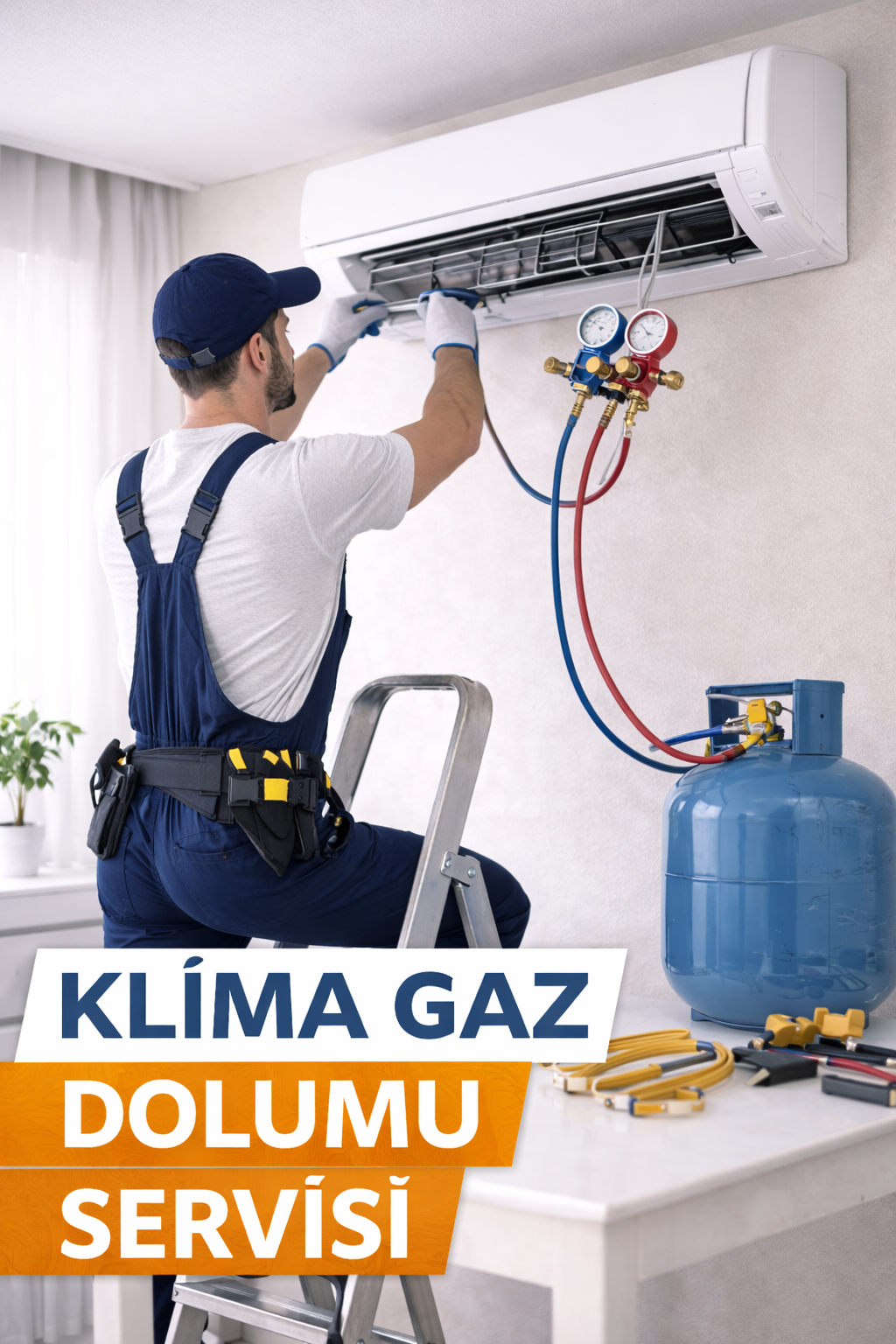 İzmir Bornova klima gaz dolum hizmeti